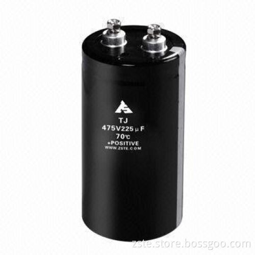 Aluminum Electrolytic Capacitor, Screw Type, Long Lifespan, High-reliability and High-ripple Current